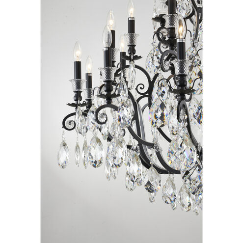 Canada LED 43 inch Matte Black Chandelier Ceiling Light